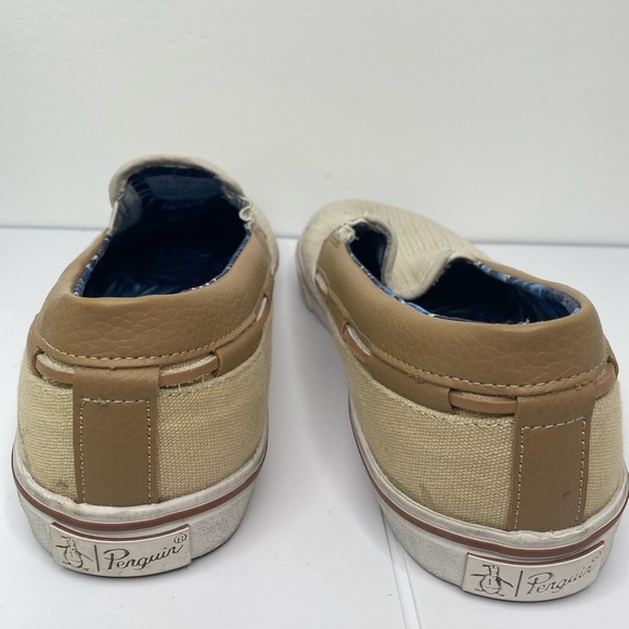 PENGUIN Men's Beige Slip-On Shoes Pictured AS IS - Picture 7 of 8